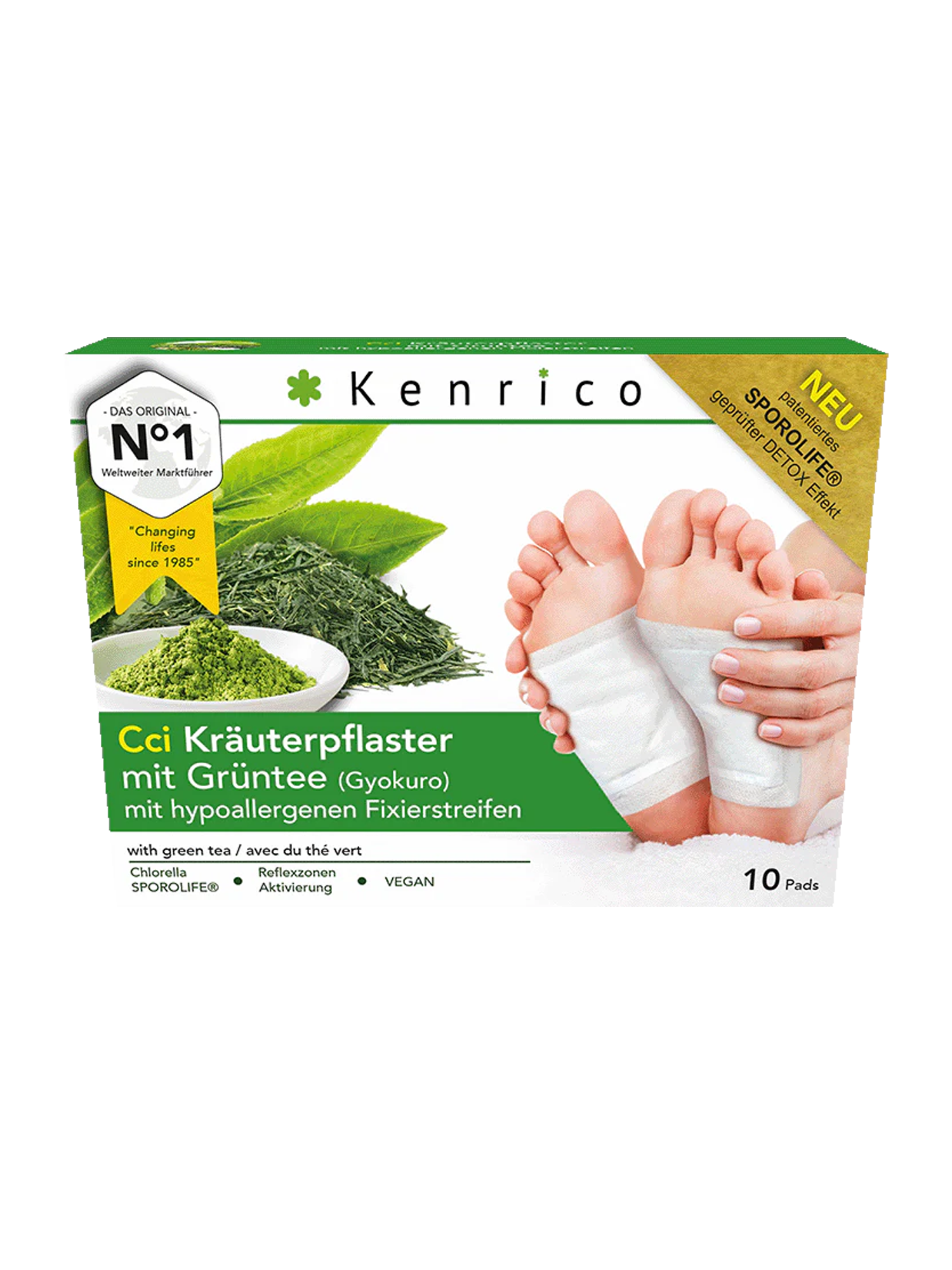 Cci Kräuterpflaster – Grüntee (Gyokuro) & Sporolife®