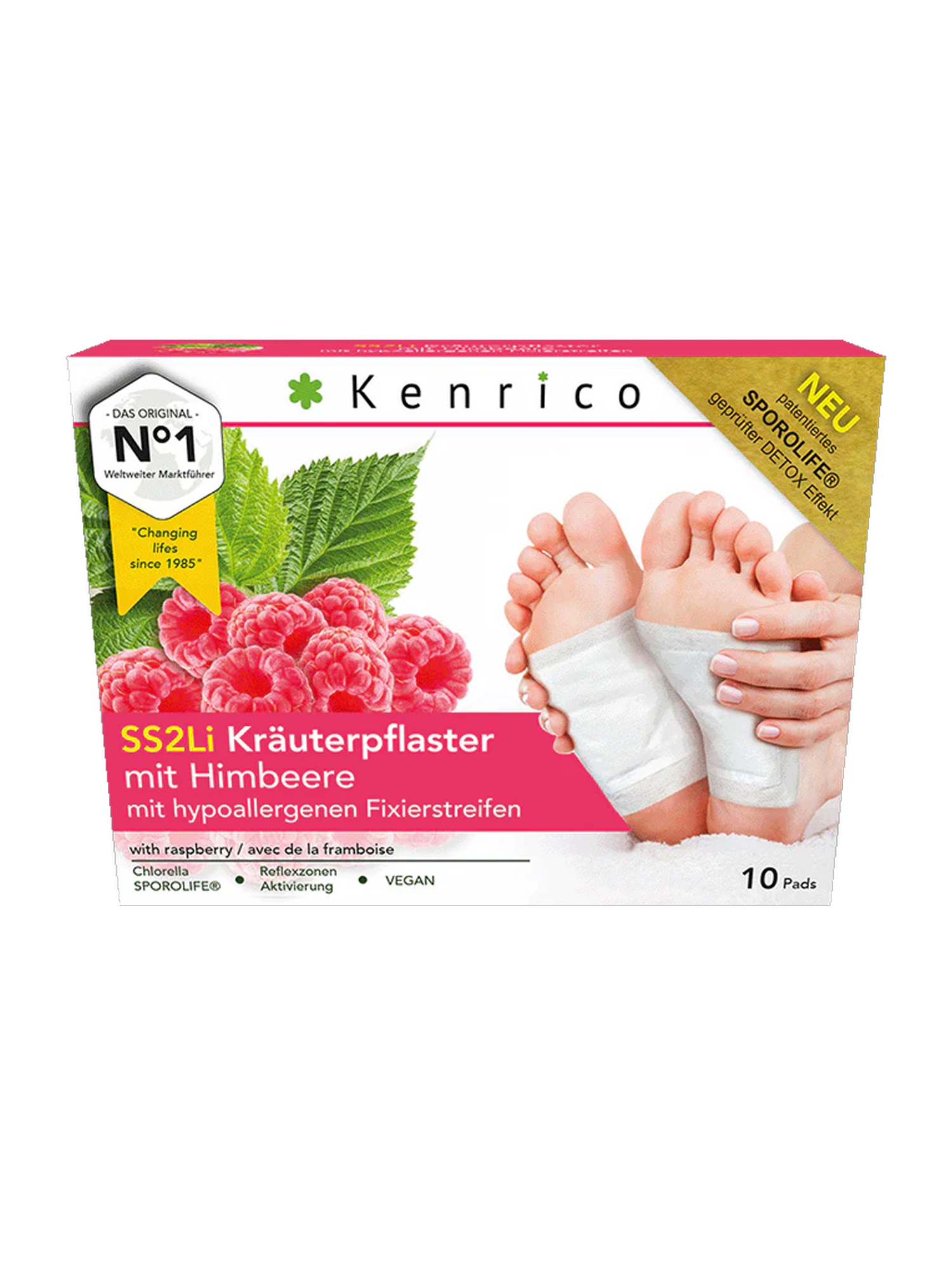 2x SS2Li Kräuterpflaster – Himbeere & Sporolife®