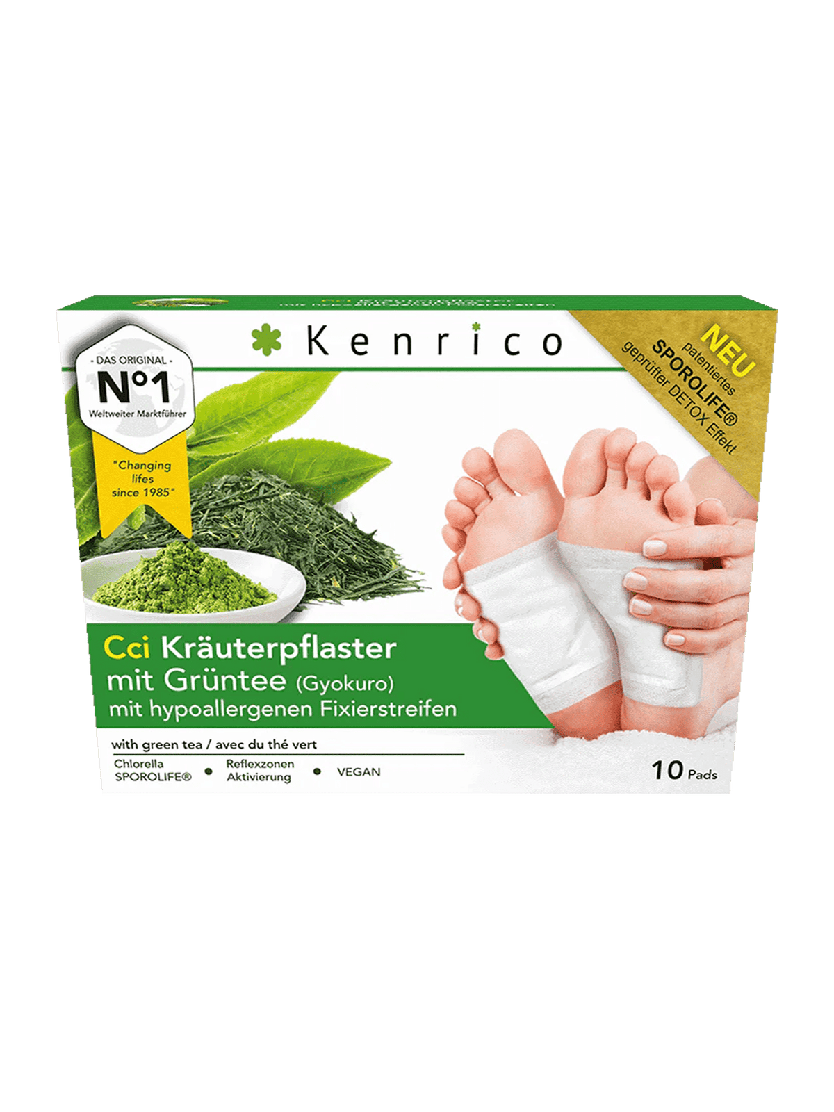 Cci Kräuterpflaster – Grüntee (Gyokuro) & Sporolife® - phiwana