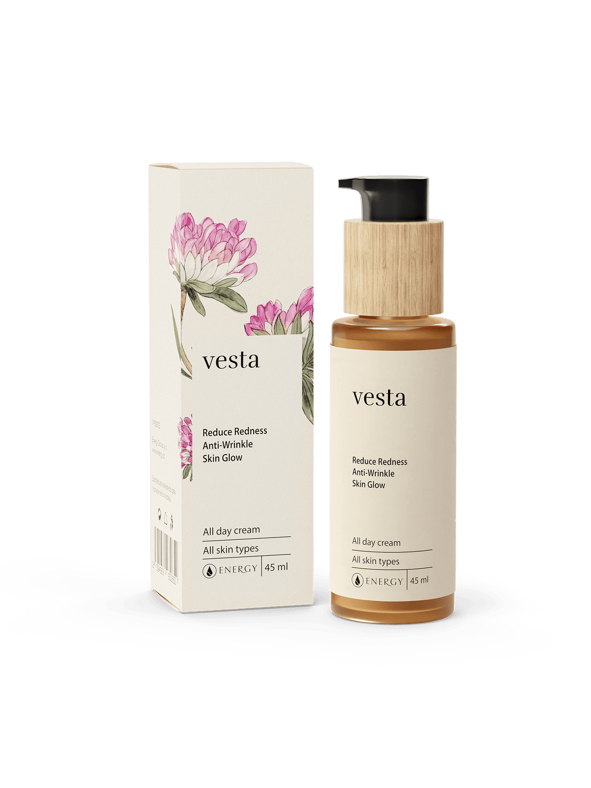 Vesta element – Gesichtscreme für gereizte & gerötete Haut - phiwana