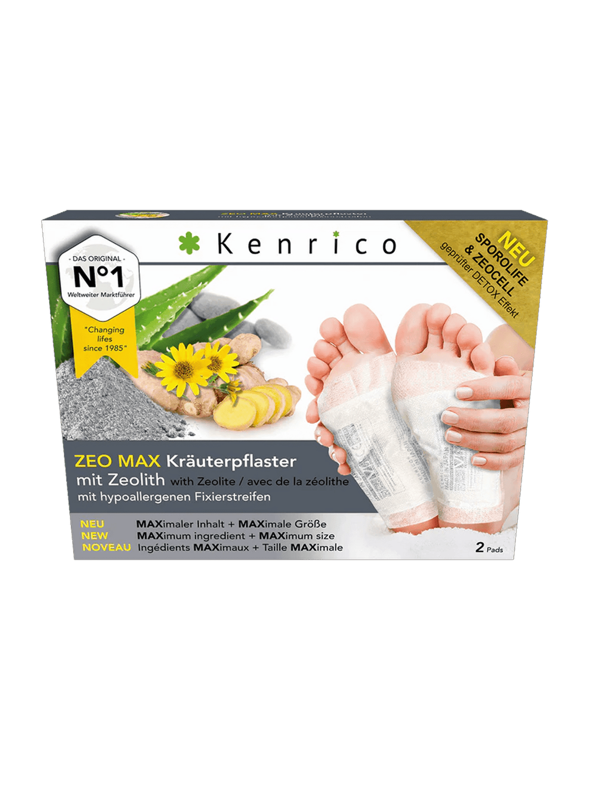 ZEO MAX Kräuterpflaster – Zeolith & Sporolife® - phiwana